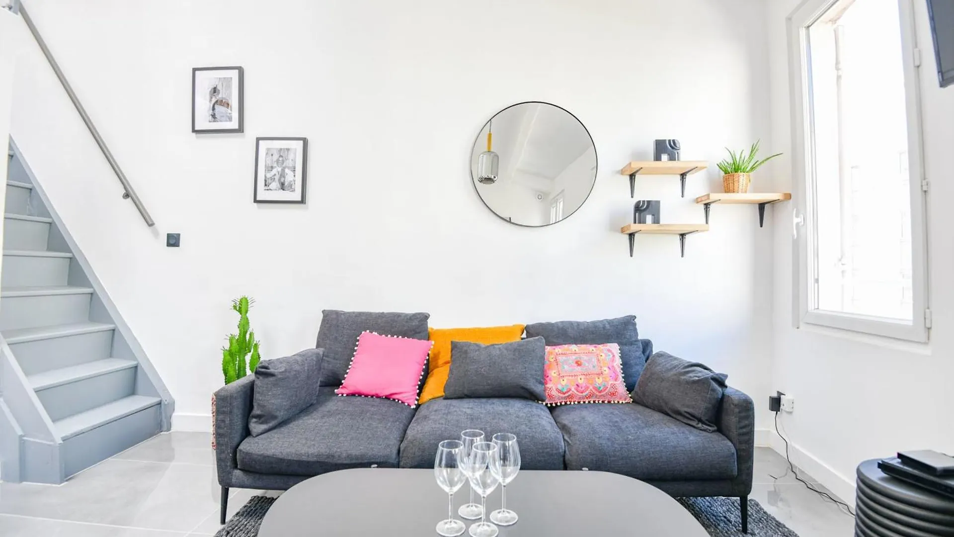 Appart 3 Ch Clim Proche Vieux-Port Gare St-Charles Marseille Apartment
